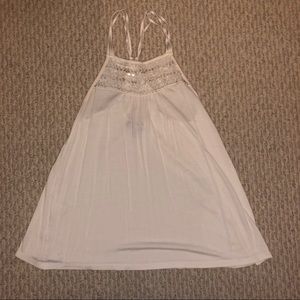 White sheer tank
